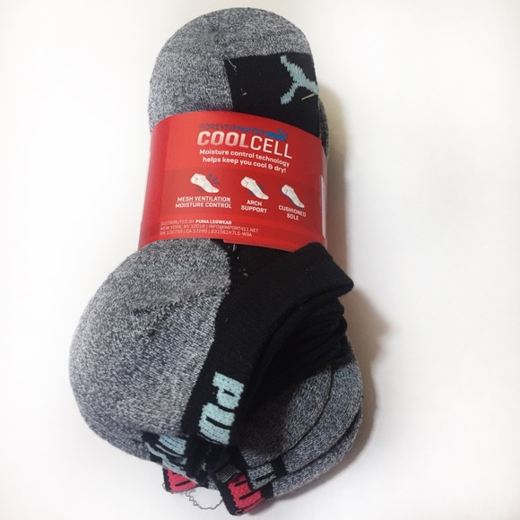 Woman’s Puma COOLCELL Cushioned Low Cut Socks - Picture 3 of 4